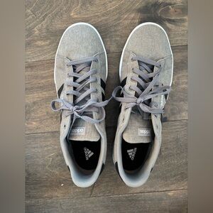 Adidas Gray Canvas Sneakers